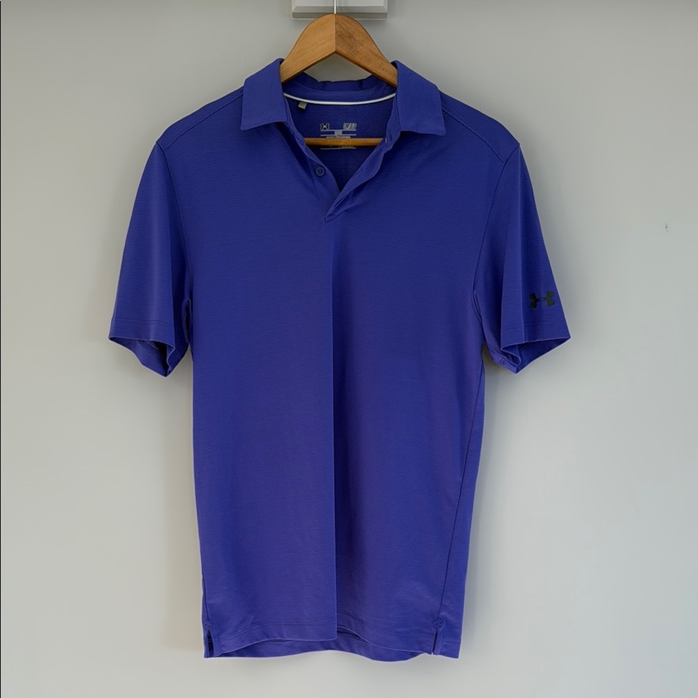 Under Armour Men's Purple Polo Shirt